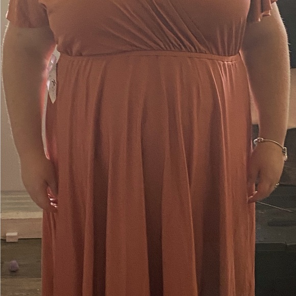 3XL Bridesmaids /Mother of Bride /Prom Dress by Koh KoH - cinnamon rose - Picture 4 of 6